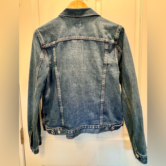 Gap Icon Denim Jean Jacket Saddle Blue Like New - Picture 3 of 7